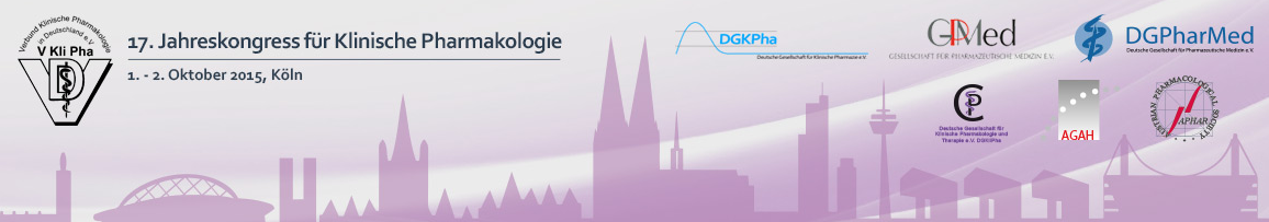 17. Jahreskongress für Klinische Pharmakologie banner